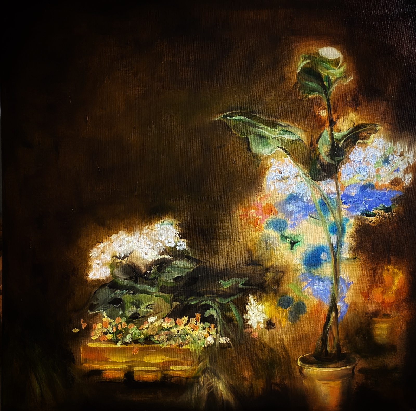 Nature morte Abstract oilpainting after Renoir