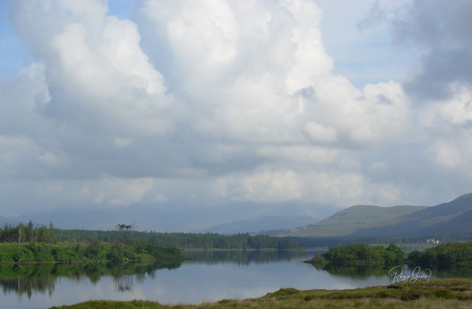 On the road to Kylemore print