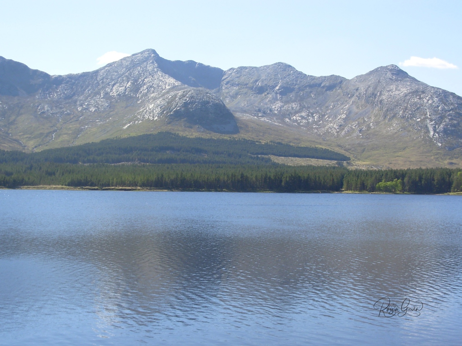 The blue hues of Connemara